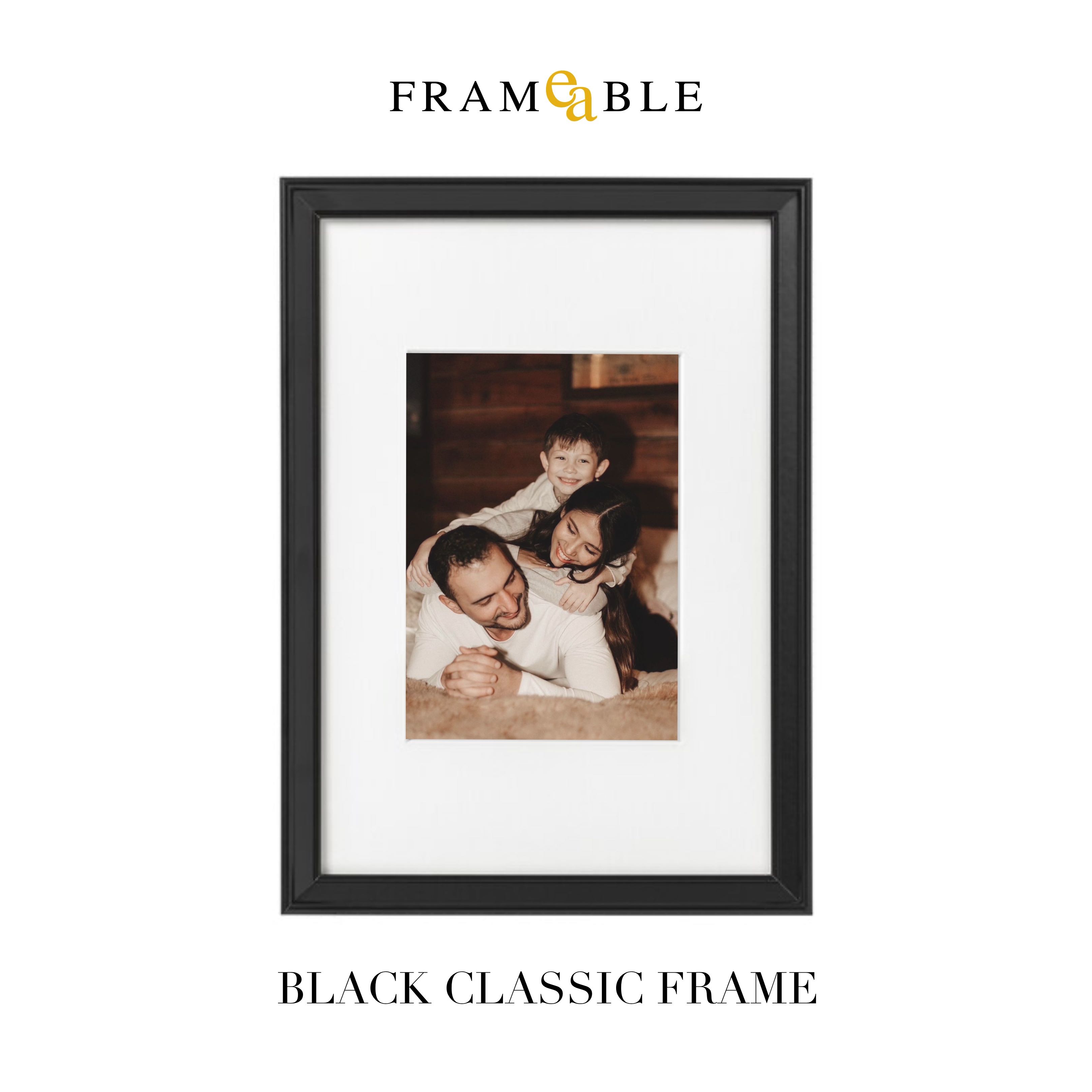 กรอบรูป Black classic frame