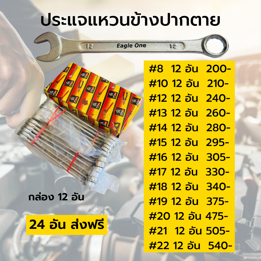 ประแจแหวนข้างปากตาย