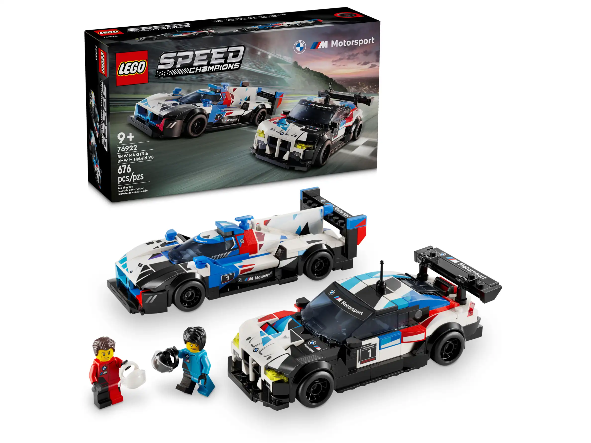 LEEGO 76922 BMW M4 GT3 & BMW M Hybrid V8..(สินค้าซื้อแล้วไม่รับเปลี่ยนคืน)