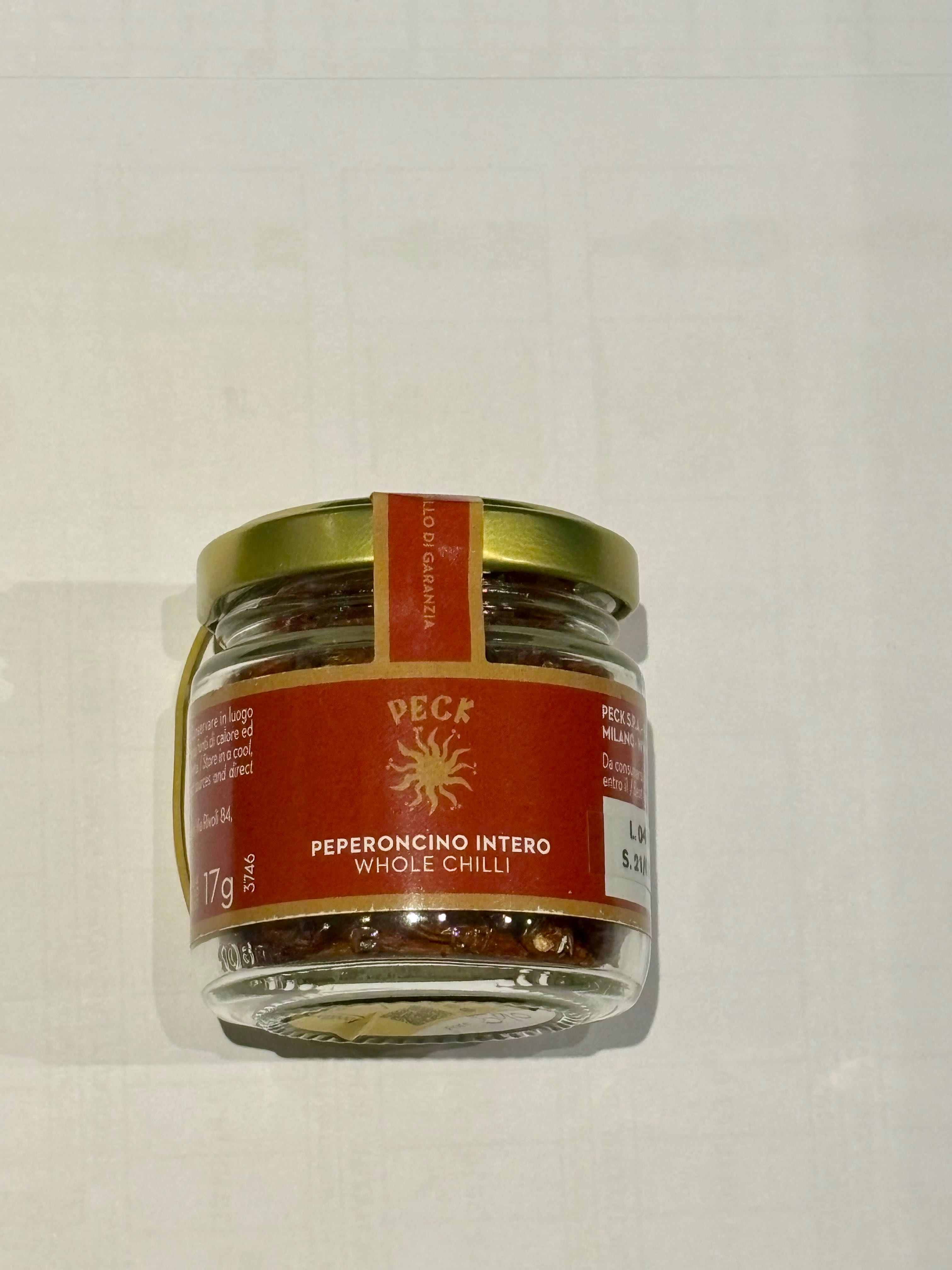 Peperoncino intero whole chilli