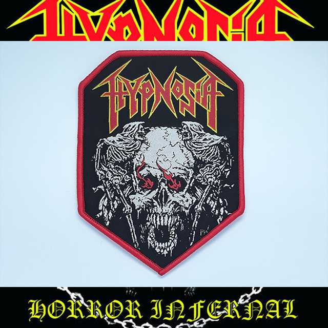 HYPNOSIA 'Horror Infernal' Woven Patch (อาร์มแบบทอ) 8.5 Cm. X 11.3 Cm.