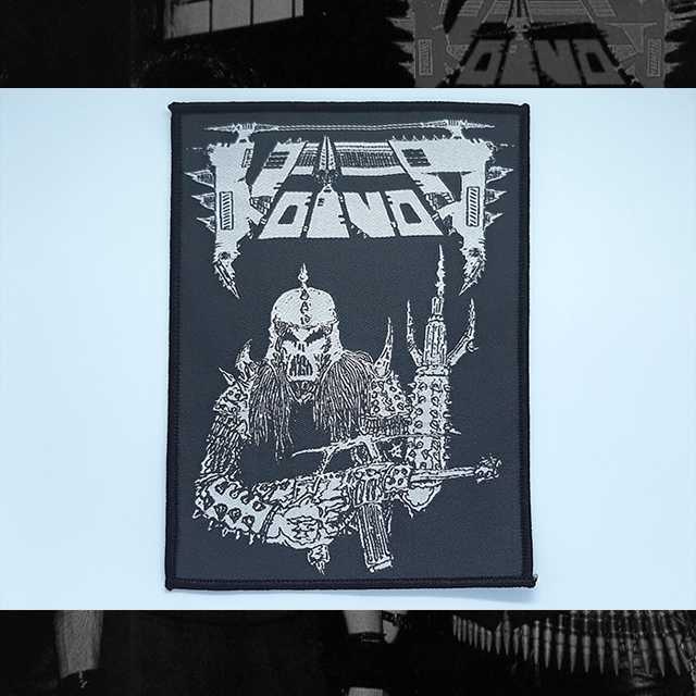VOIVOD 'Skull' Woven Patch (อาร์มแบบทอ) 10 Cm. X 13.5 Cm.