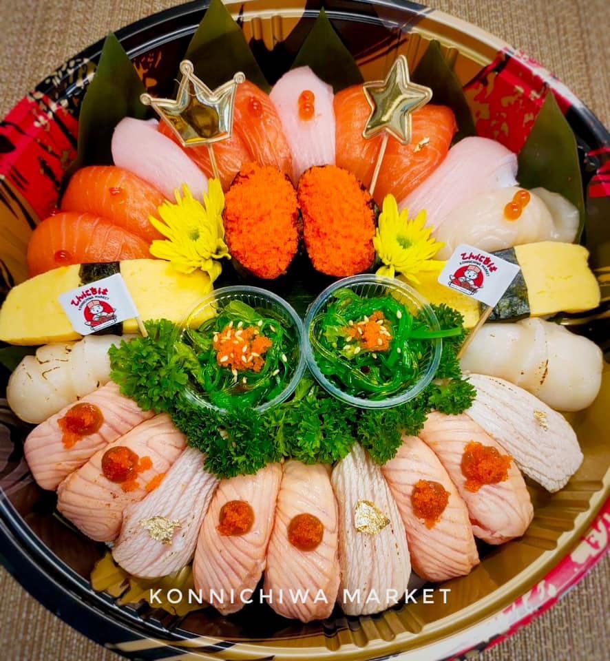 Tororo001 Sushi Sashimi Set