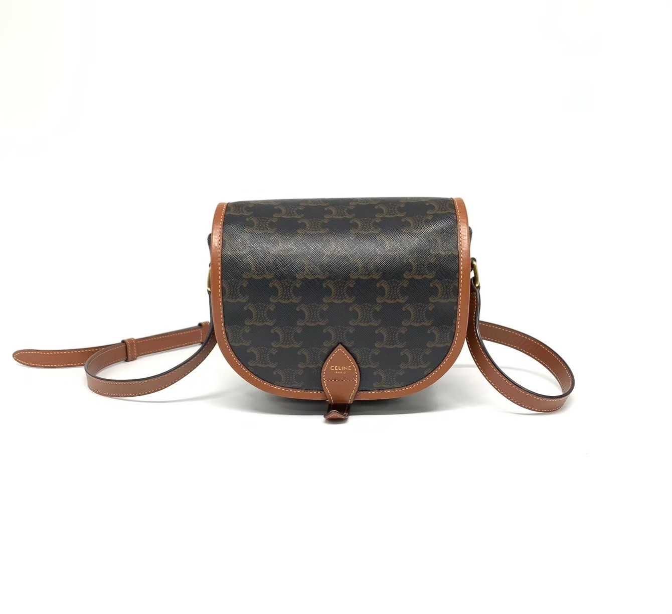 Celine Folco medium tan canvas dc20