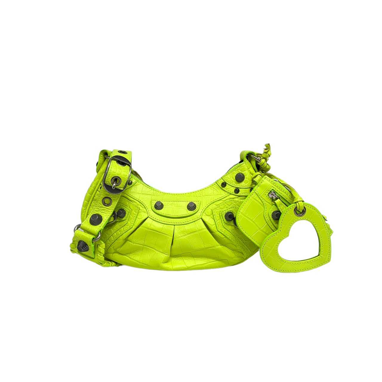 Balenciaga Le Cagole XS yellow emboss rhw