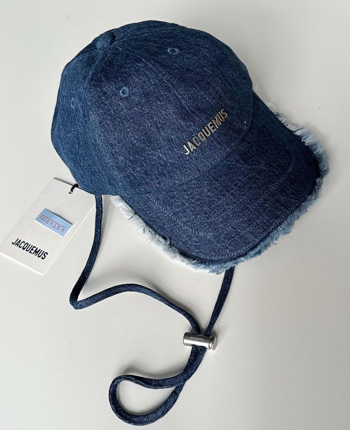 Jacquemus denim cap