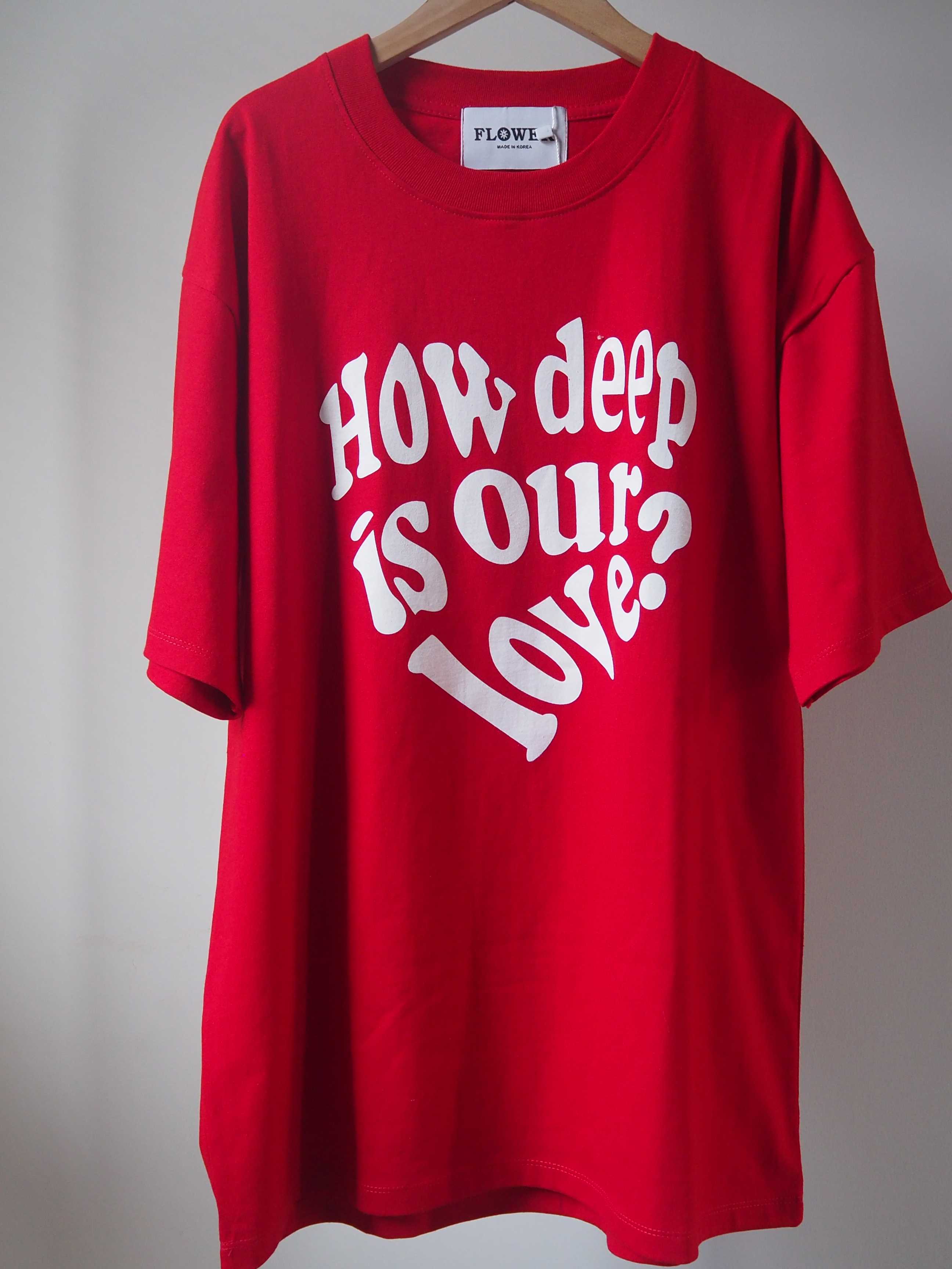 ยืดกับยีนส์ - เสื้อยืดโอเวอร์ไซส์ สกรีนข้อความรูปหัวใจ UNISEX Oversize T-Shirt