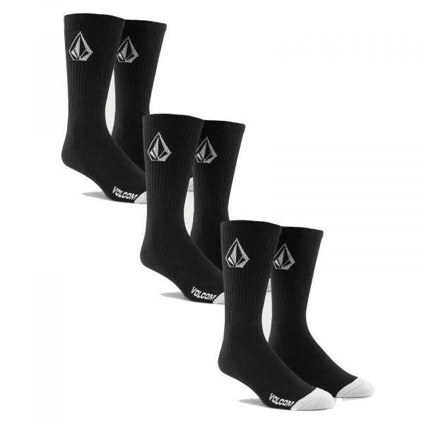 Volcom ถุงเท้า FULL STONE SOCK 3PK