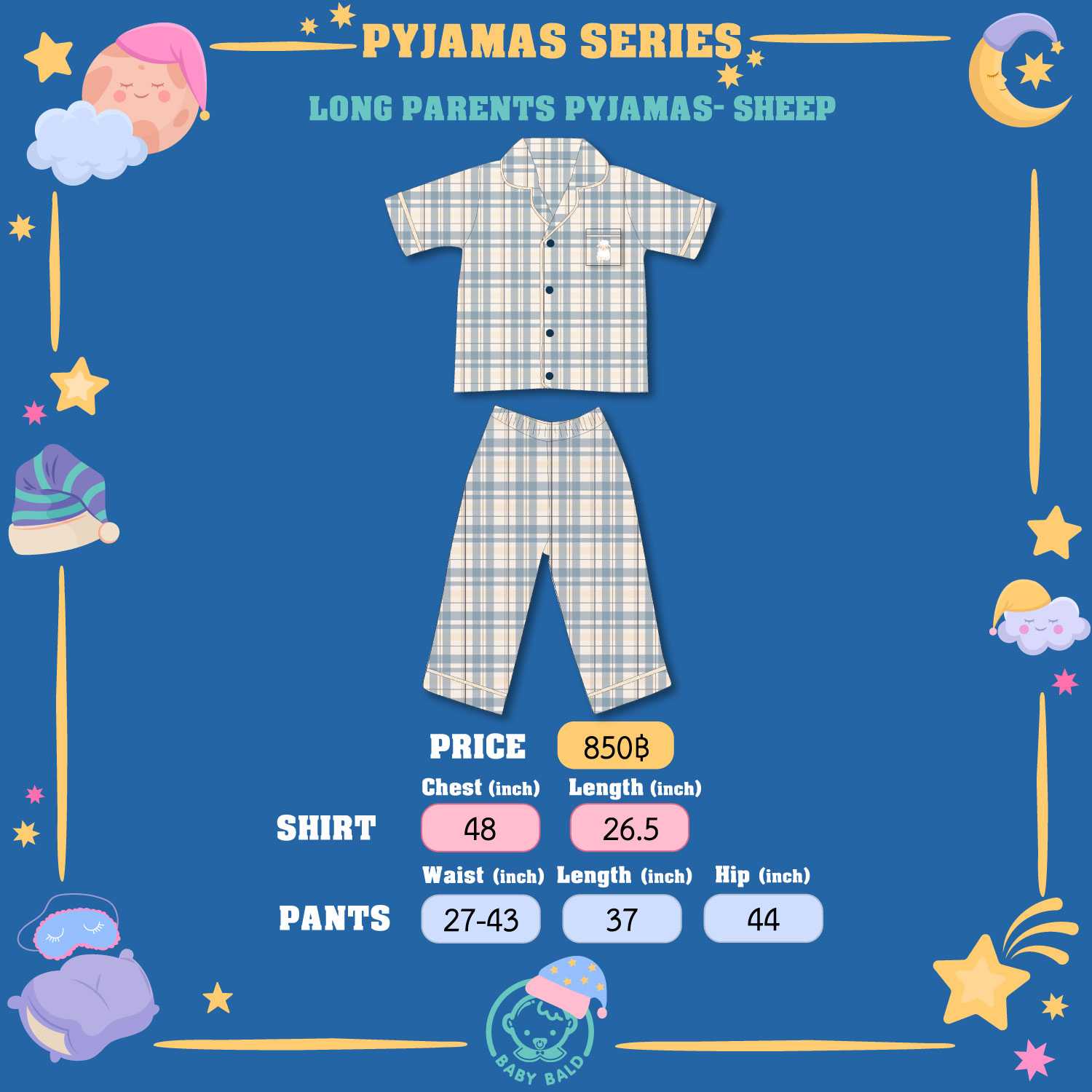 SHEEP LONG PARENT PAJAMAS