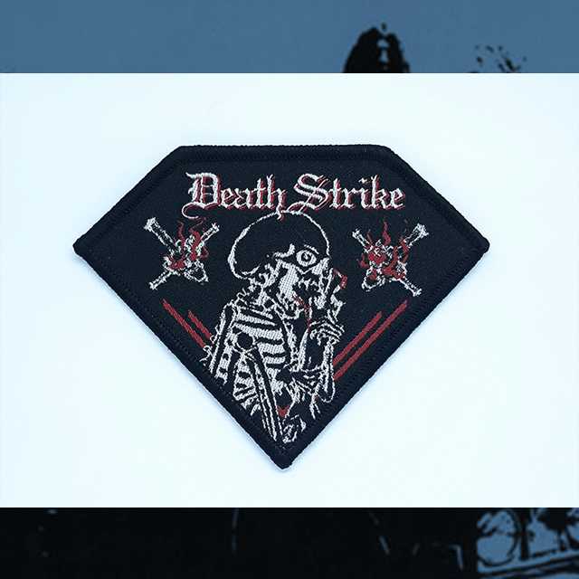 DEATH STRIKE 'Corpse' Woven Patch (อาร์มแบบทอ) 9.5 X 7 Cm.
