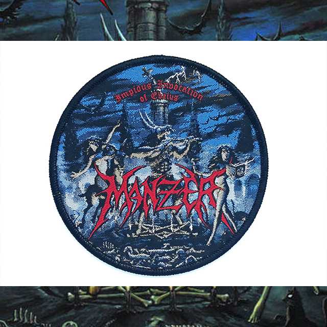 MANZER 'Impious Invocation of Ebalus' Woven Patch (อาร์มแบบทอ)  9 Cm.