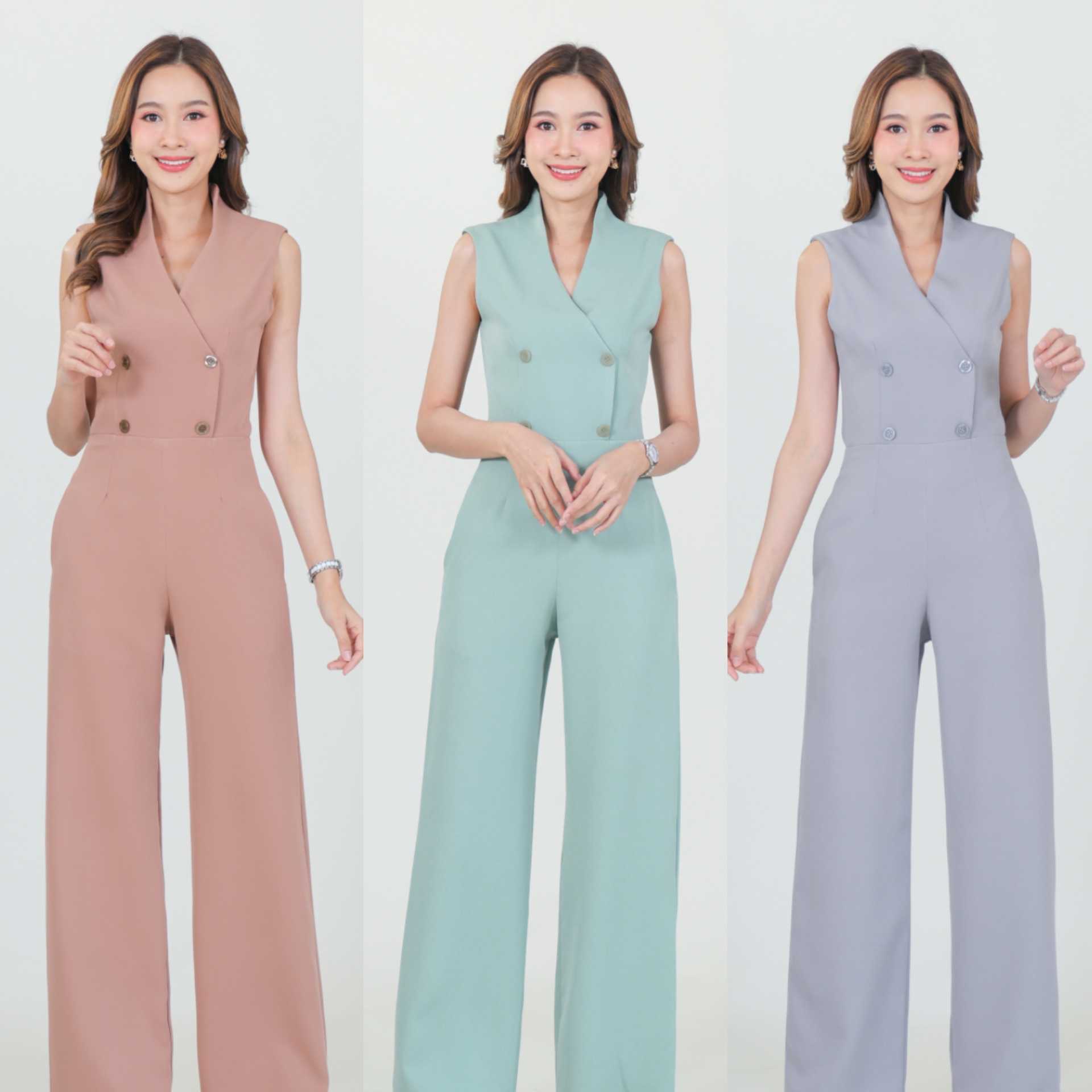 (พร้อมส่ง) Ramsita Vesty Jumpsuit 