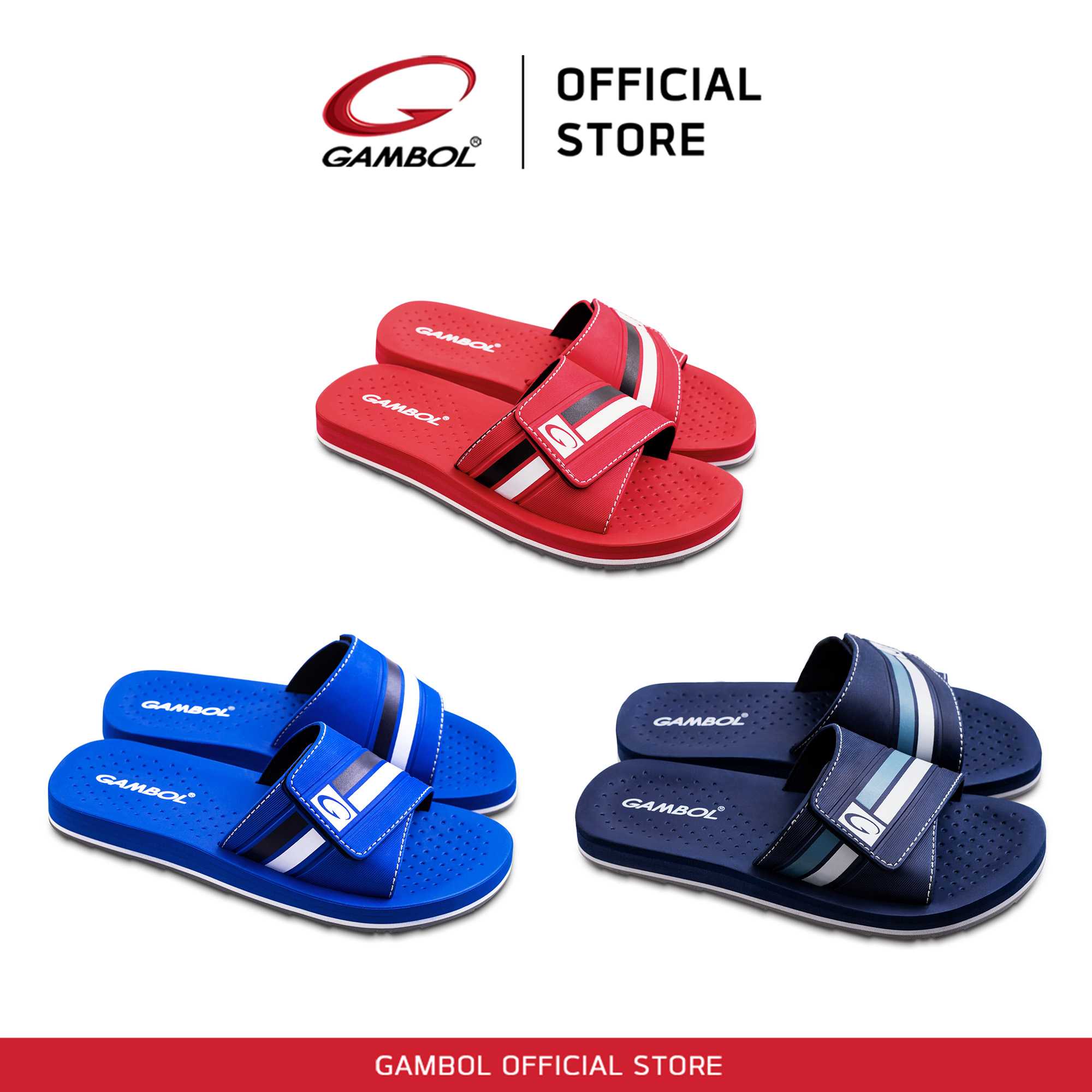 GAMBOL แกมโบล รองเท้าแตะสวมชาย รุ่น GM13036 Size 40-44