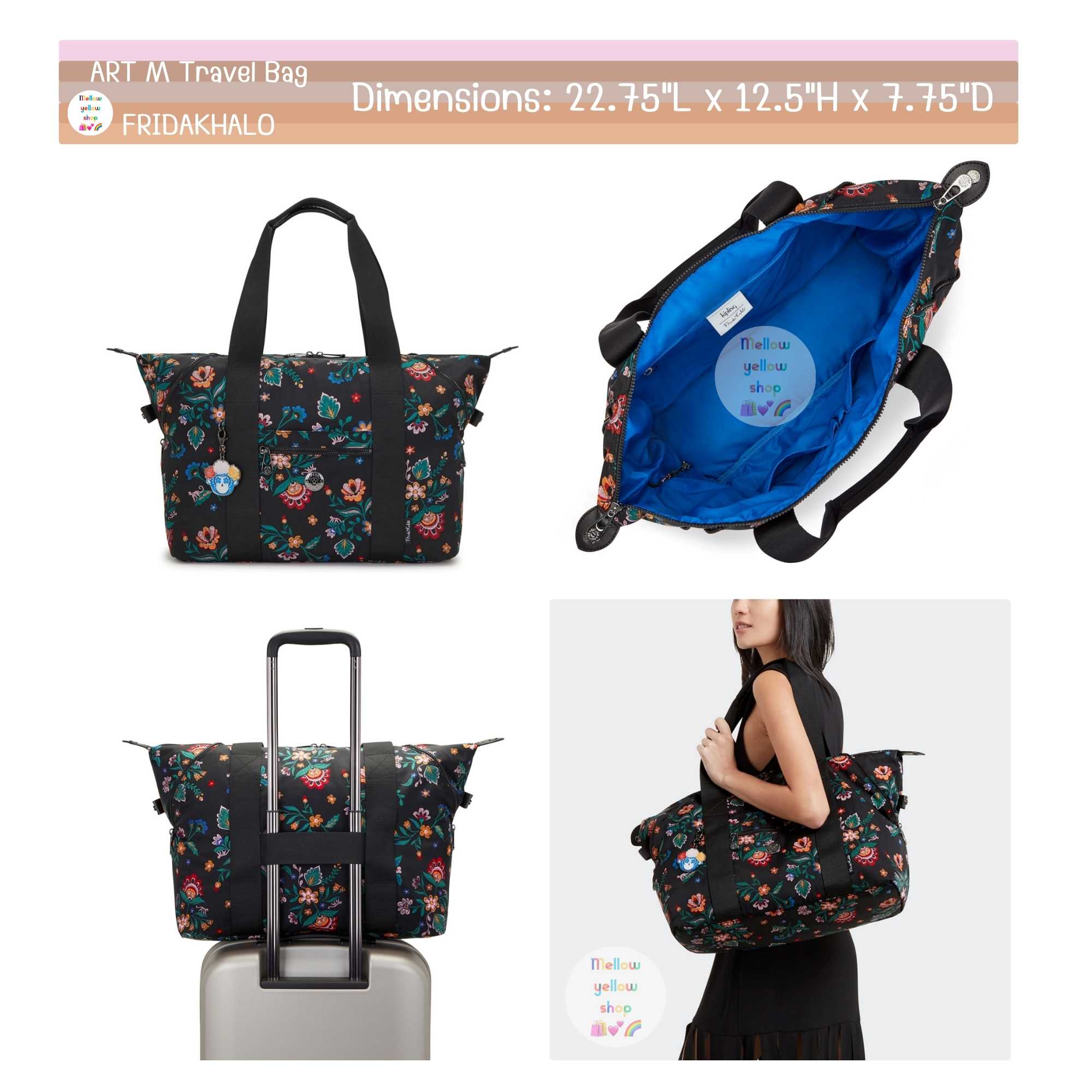 (สอบถามค่ะ) กระเป๋าเดินทาง/กระเป๋ายิม Kipling art m travel tote bag