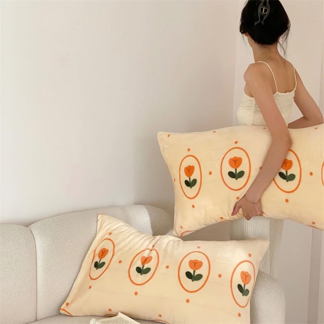 ปอกหมอน : ผ้ากำมะหยี่ (pre-order)
