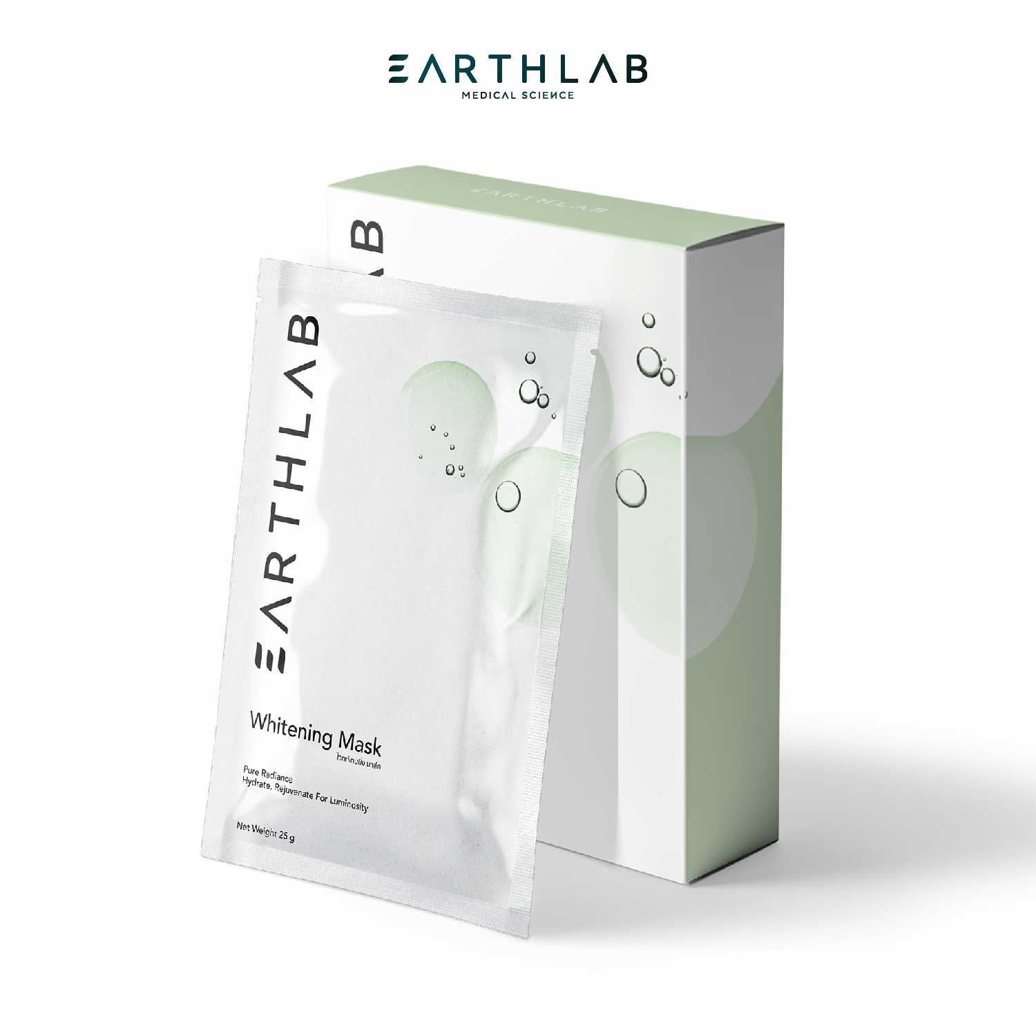 Earth Lab Whitening Mask 1 ชิ้น l แผ่นมากส์หน้า ไวท์เทนนิ่ง รหัส 1102001