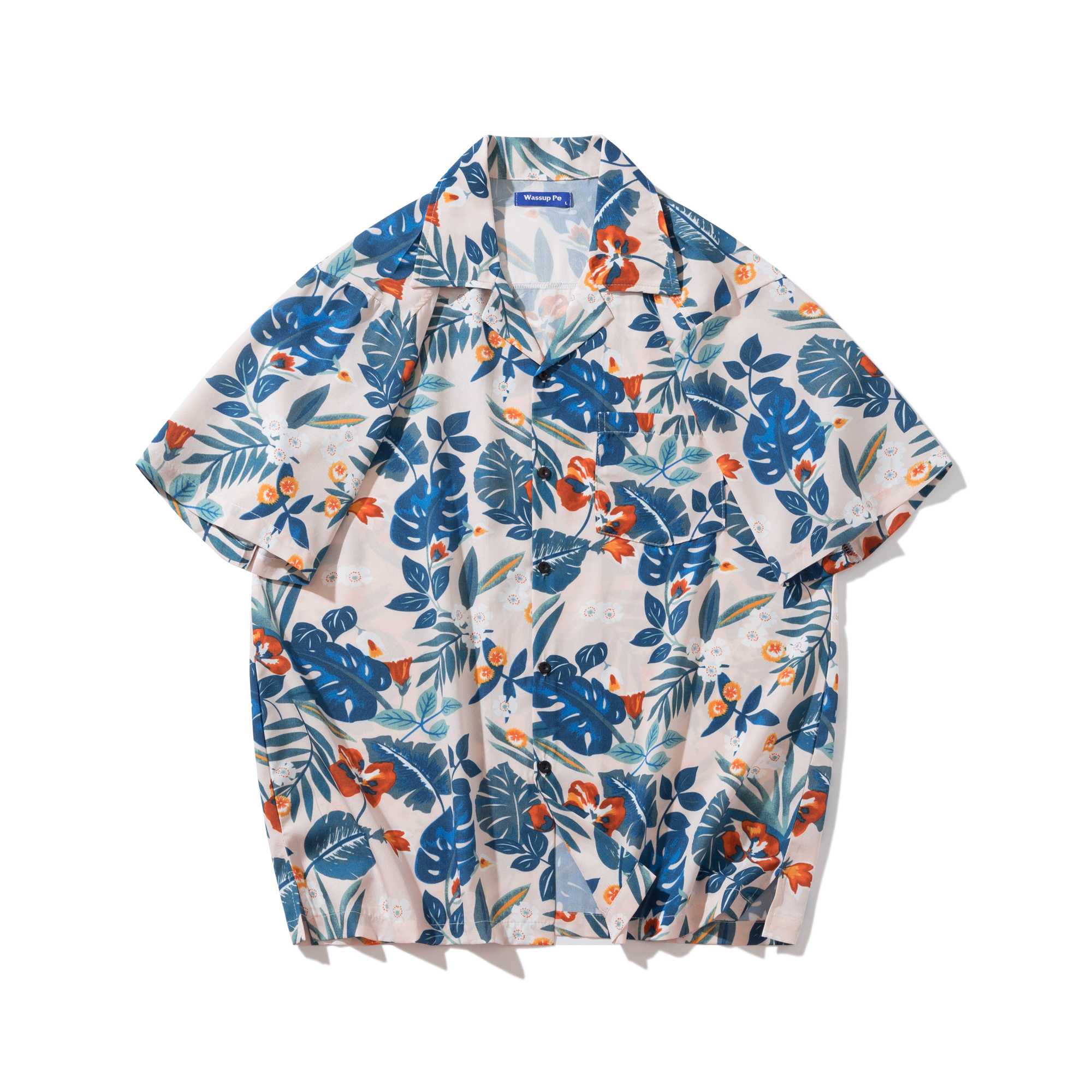 เสื้อเชิ้ต เสื้อฮาวาย คอวี เสื้อสงกรานต์ แบรน WP