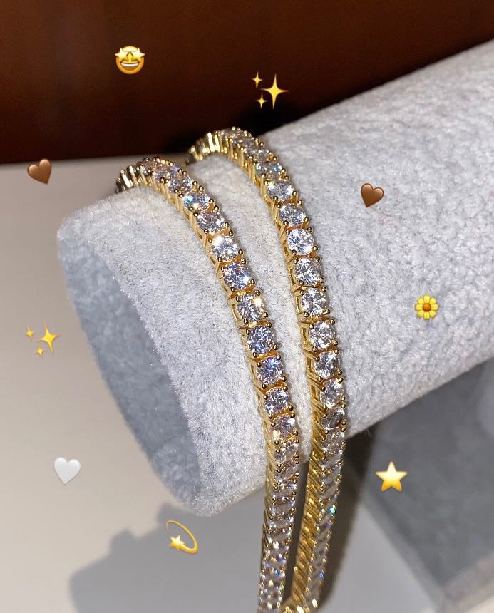 goldgleam tennis bracelet✨⭐️