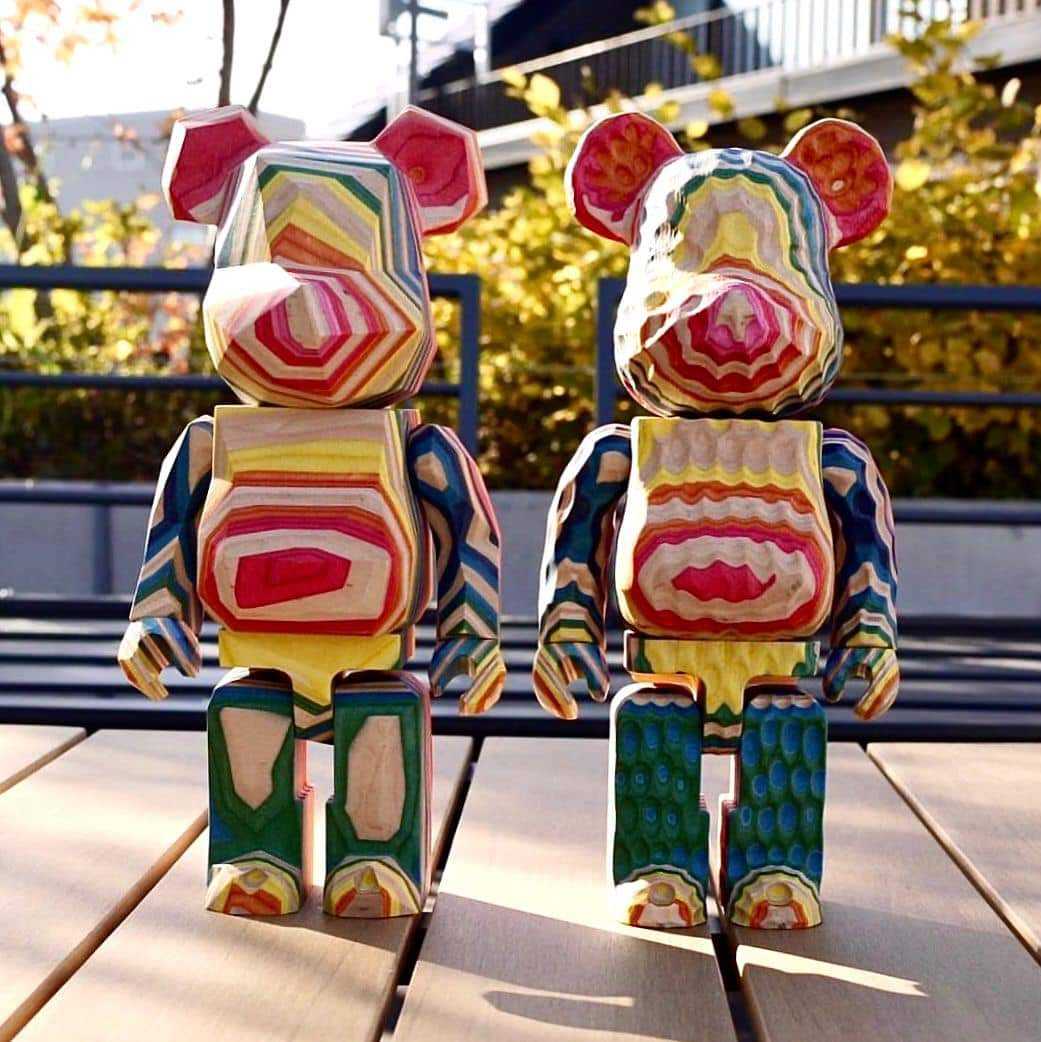 Be@rbrick Karimoku fragmentdesign  HAROSHI VERTICAL 400%