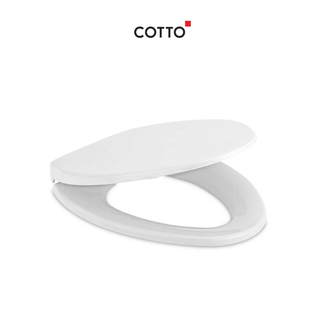 COTTO ฝารองนั่ง ROUND BOWL ( ไม่ SOFT CLOSE) รุ่น C90056(HM) WH S/L