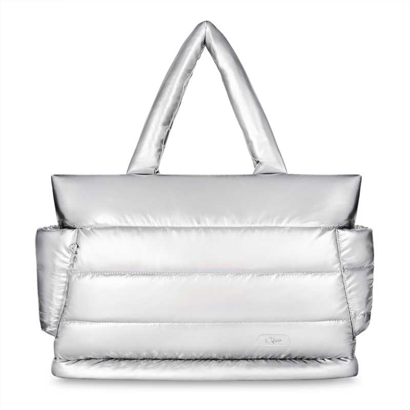 CiPU กระเป๋าผ้าอ้อม ขายดีตลอดกาล รุ่น สะพายข้าง AIRY Tote L สี Silver Disco