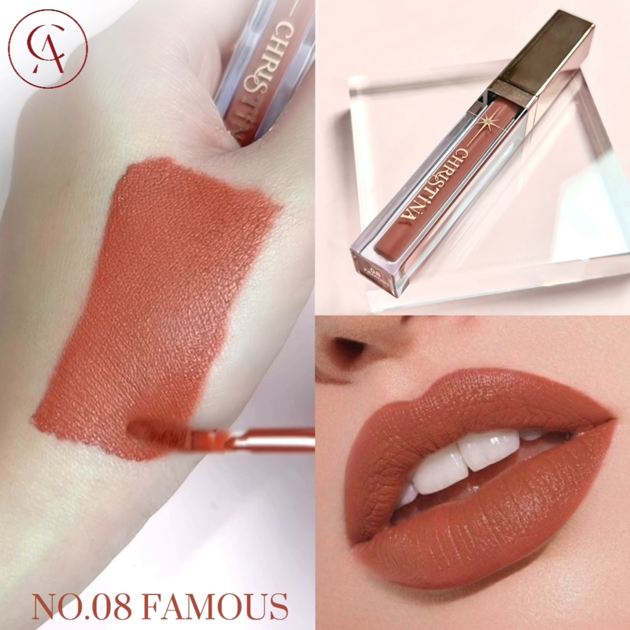 CHRISTINA SOFT MATTE LIP 08 FAMOUS
