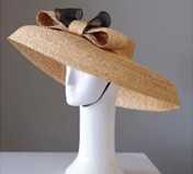 bow  straw millinery