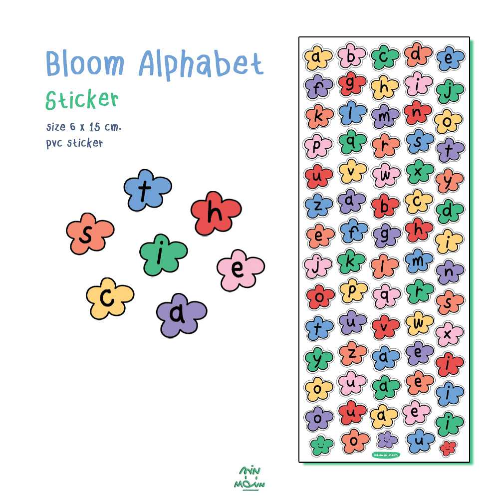 Sticker - Bloom alphabet