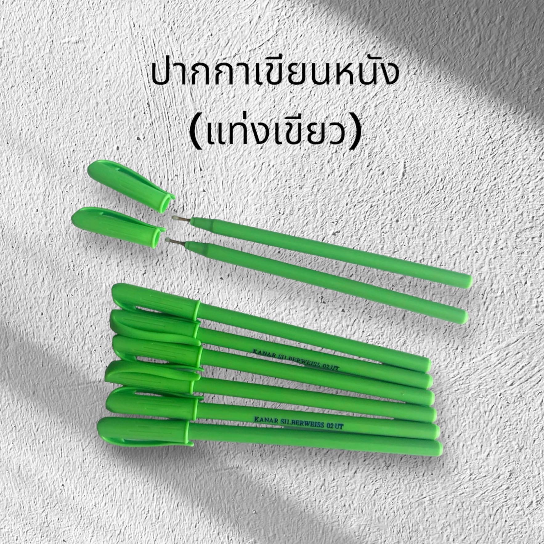 ปากกาเขียนหนัง (แท่งเขียว) 1 แท่ง 