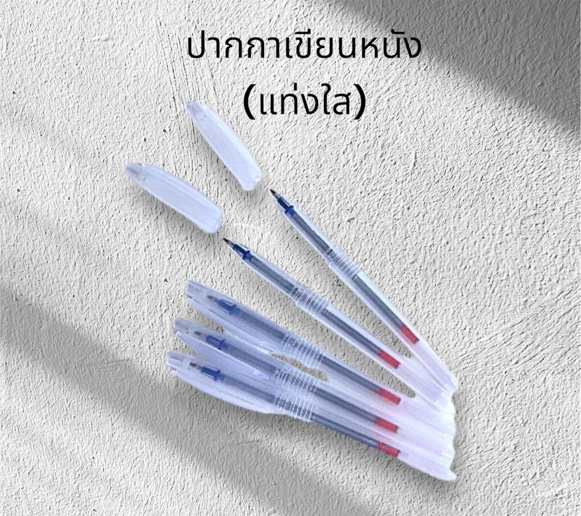 ปากกาเขียนหนัง (แท่งใส) 1 แท่ง