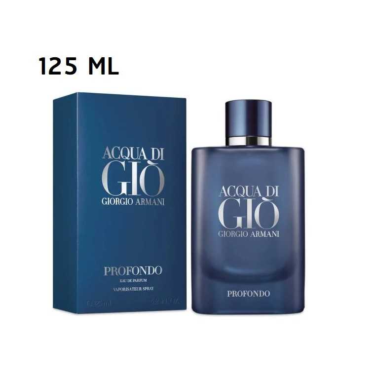 (125 ML) GIORGIO Armani Acqua Di Gio Profondo EDP 125 ml. กล่องซีล