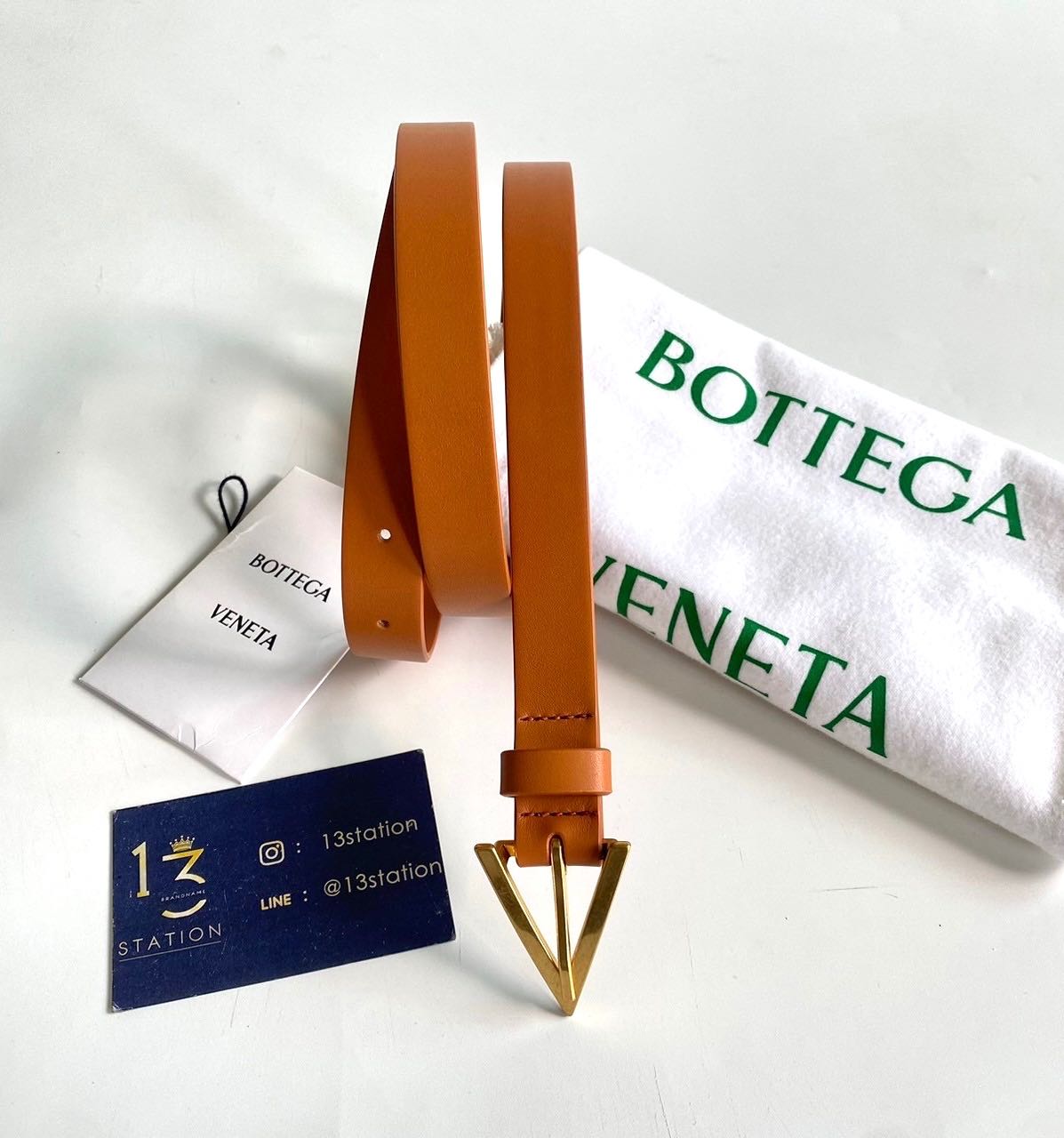 New Bottega Belt 2.5CM Size85 แท้💯🚗พร้อมส่ง