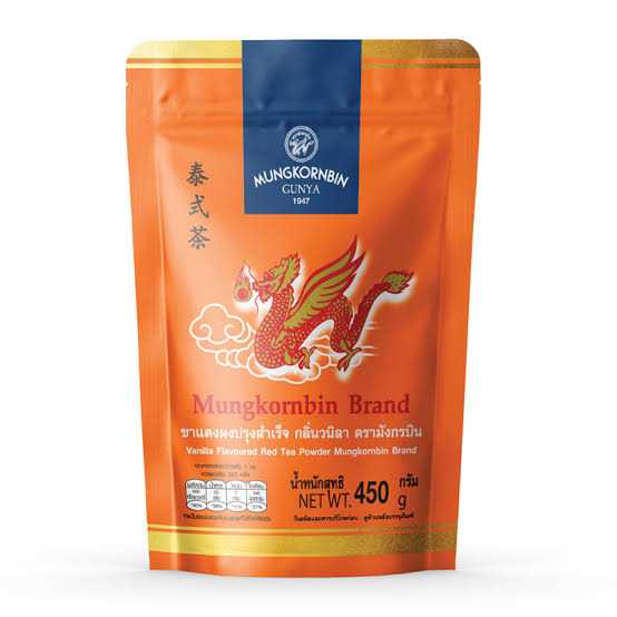 ชาแดง กลิ่นวานิลลา มังกรบิน 450กรัม