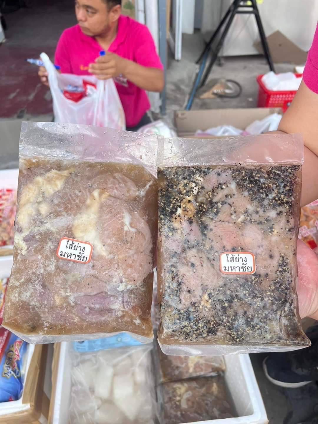 ไส้อ่อนหมักพริกไทยดำ