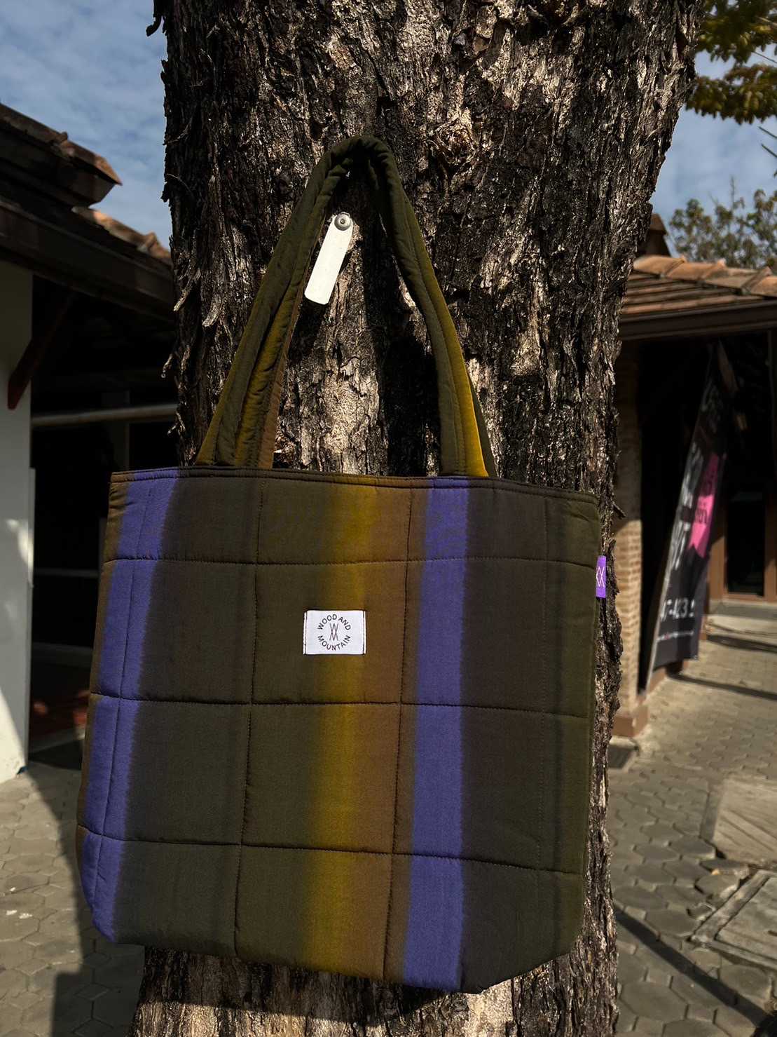 Dusk Puffer Tote Bag