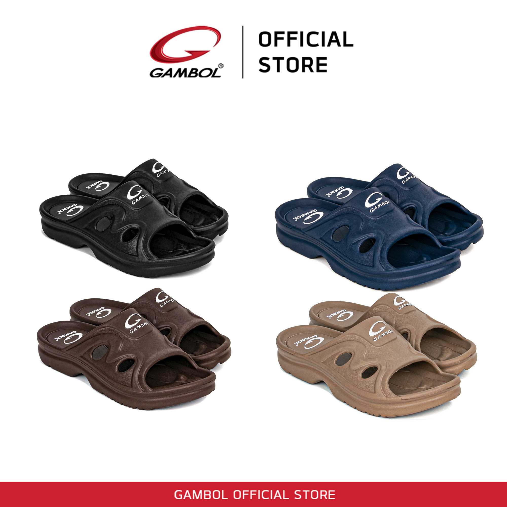 GAMBOL แกมโบล รองเท้าแตะสวมผู้ชาย รุ่น GM42166 Size 4-9