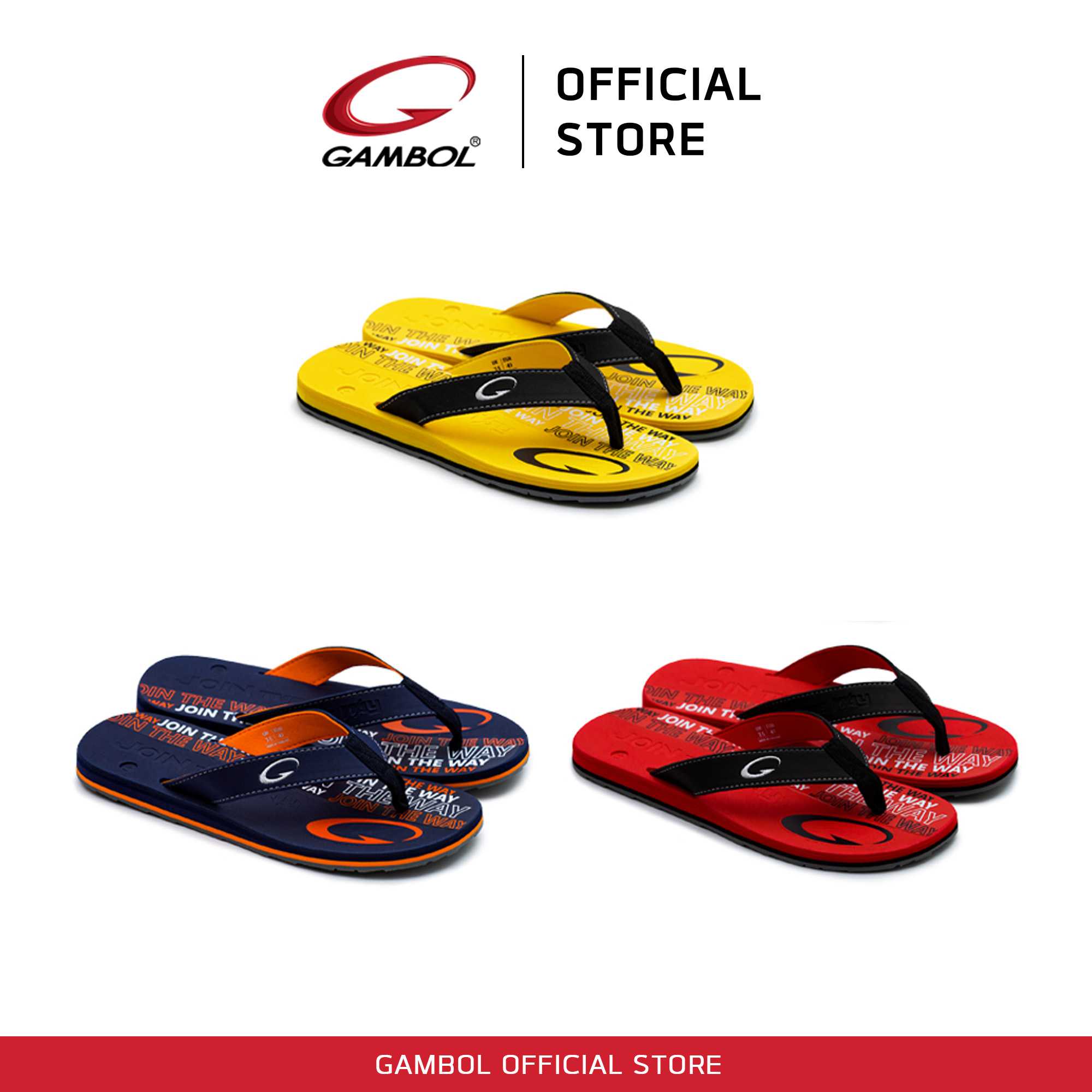 GAMBOL แกมโบล รองเท้าแตะหนีบชาย รุ่น GM11404 Size 40-44