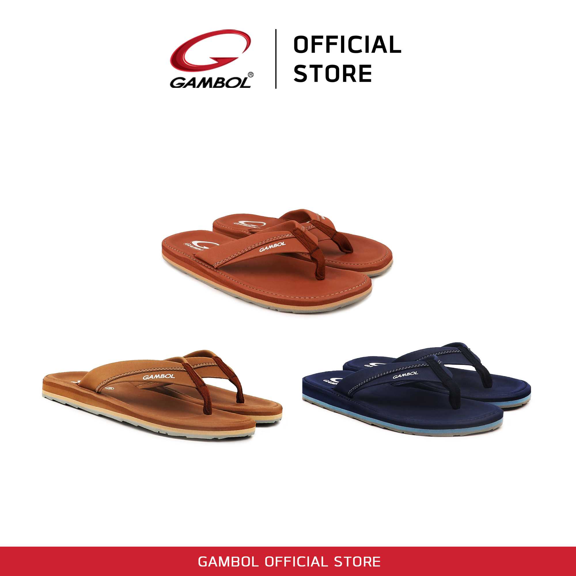 GAMBOL แกมโบล รองเท้าแตะชาย รุ่น GM11324 Size 40-44