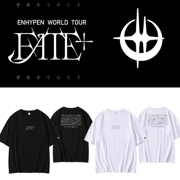 Pre-Order | เสื้อยืด ENHYPEN : Concert World Tour [FATE PLUS]