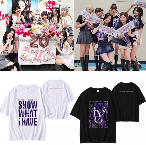 Pre-Order | เสื้อยืด IVE : 1nd World Tour [SHOW WHAT I HAVE]