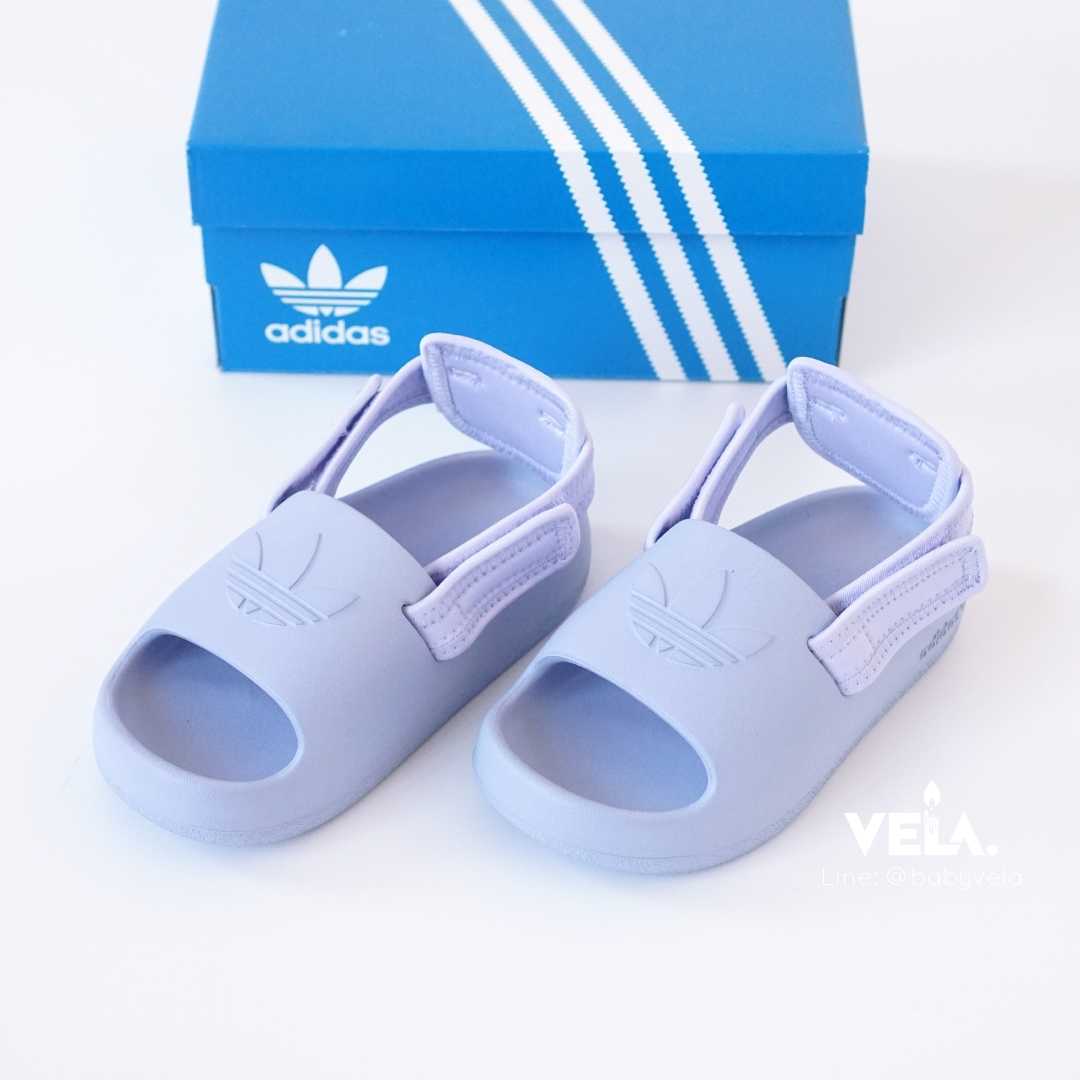 Adidas ADIFOM ADILETTE SLIDES KIDS (Violet / Supplier Colour / Supplier Colour)