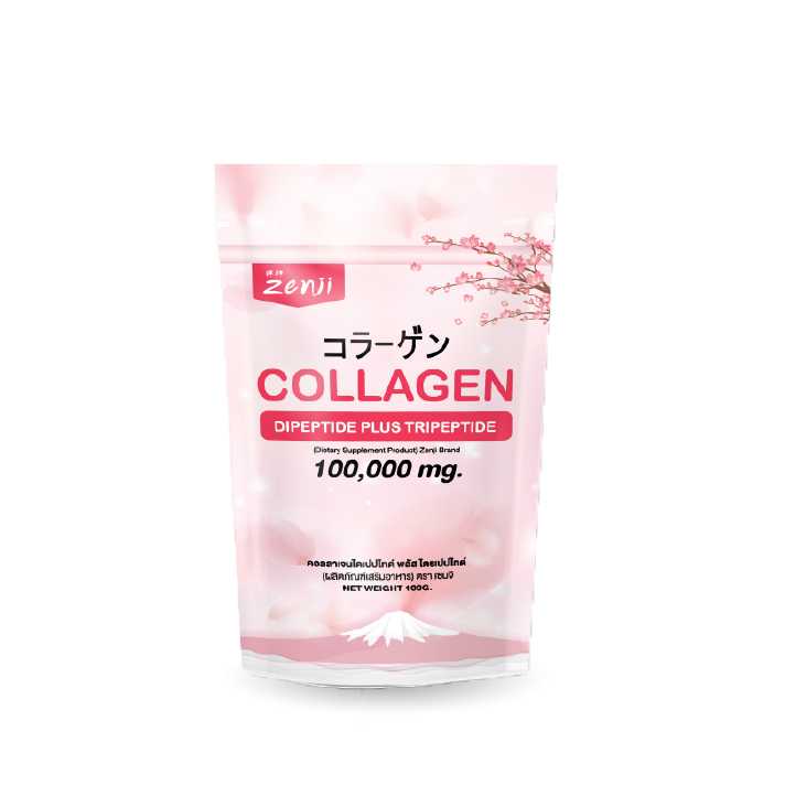 Zenji อาหารเสริม เซนจิ Collagen Dipeptide Plus Tripeptide 1 ซอง 100 ก. (114591)
