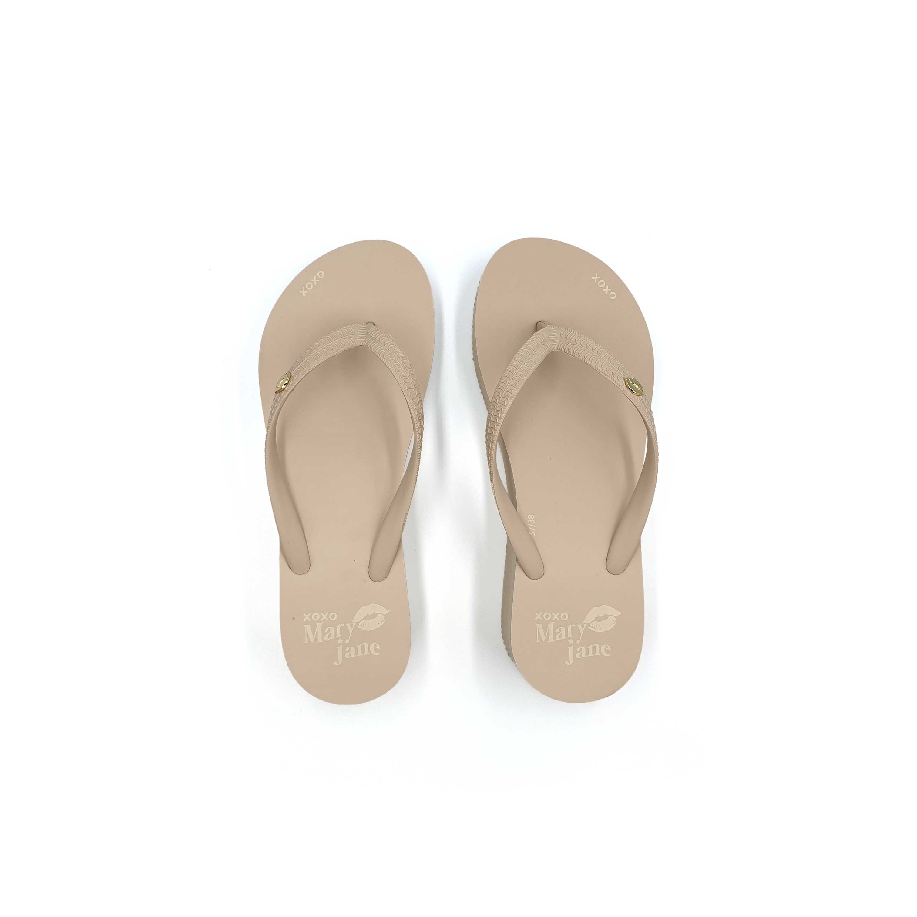 BASIC WEDGE FLIP FLOPS IN SAND
