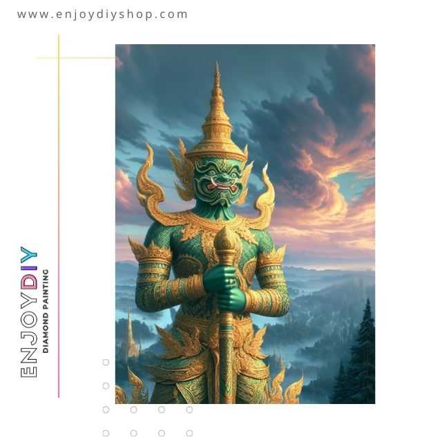 ท้าวเวสสุวรรณ ปางสีเขียวทอง