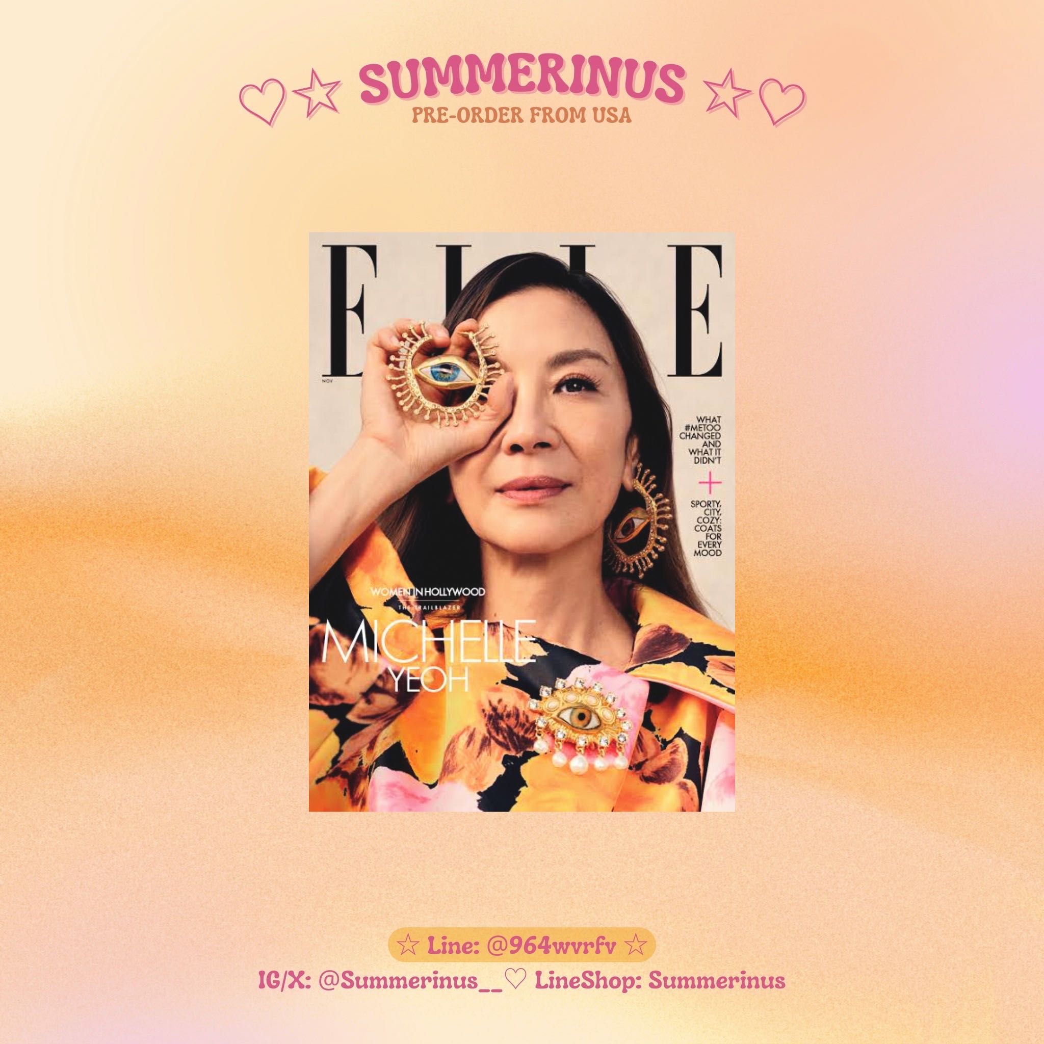 Michelle Yeoh 🌞 Elle Magazine - November 2022