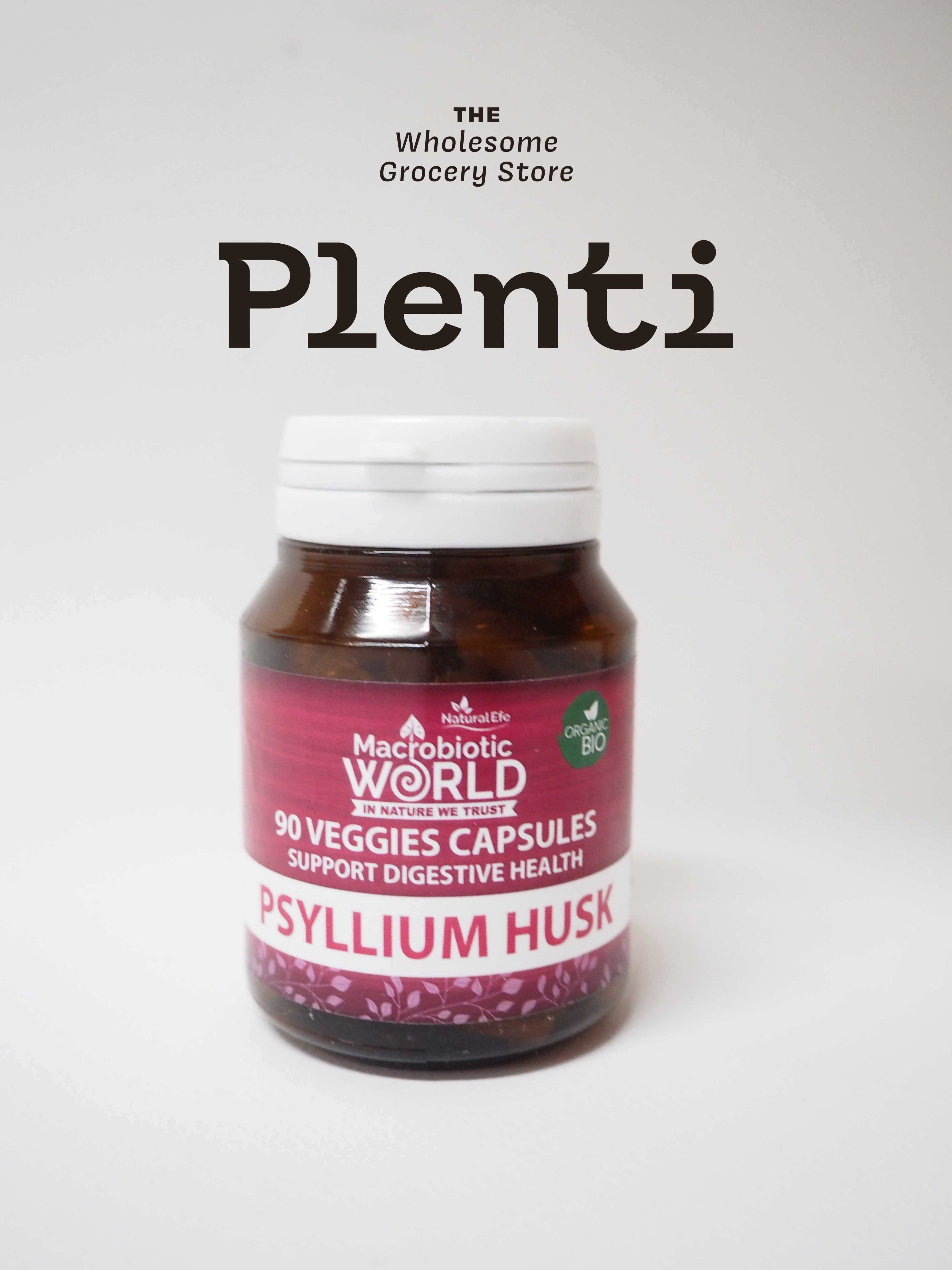 PSYLLIUM HUSK CAPSULES MACROBIOTIC WORLD