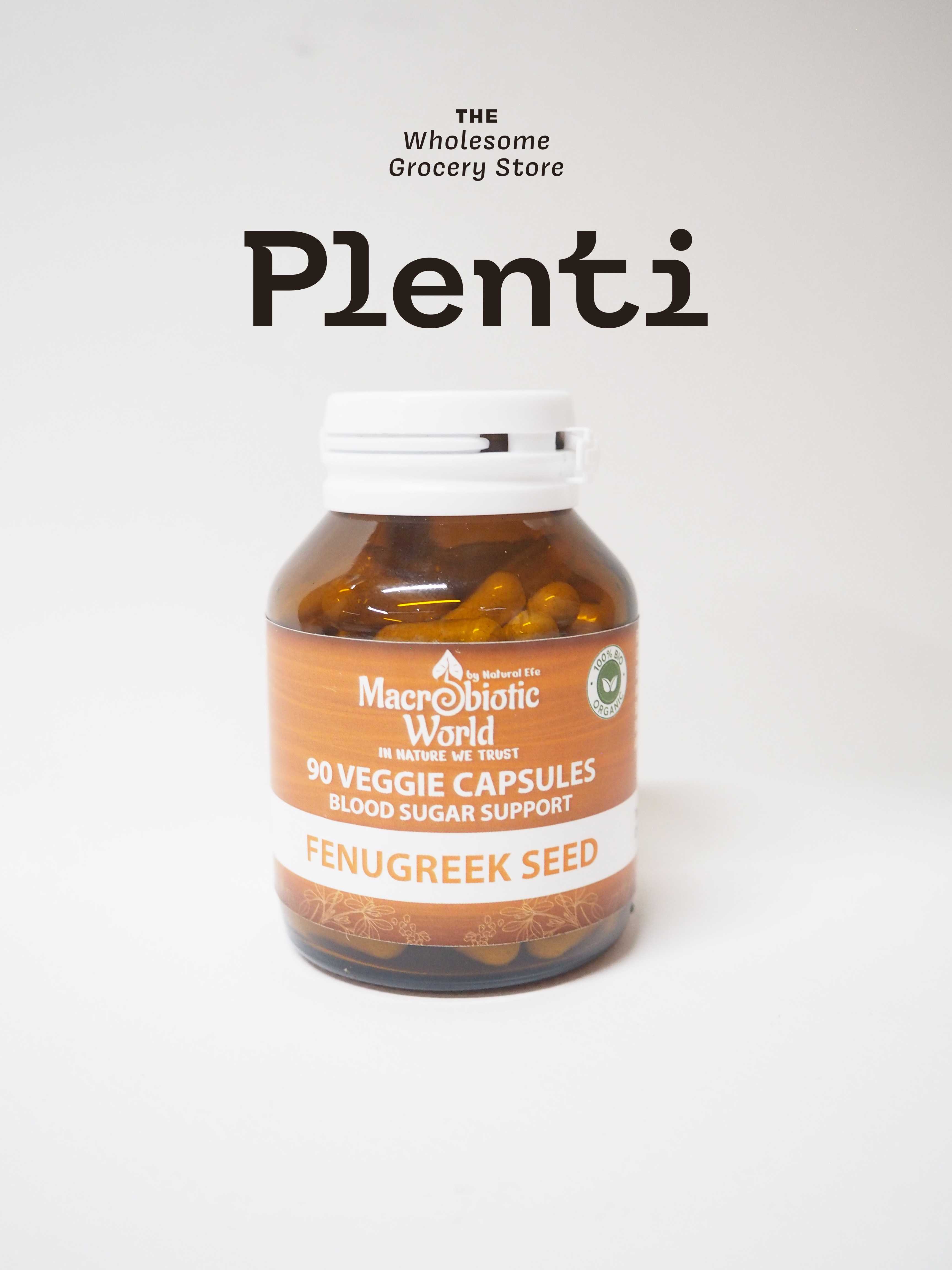 FENUGREEK SEED CAPSULES MACROBIOTIC WORLD