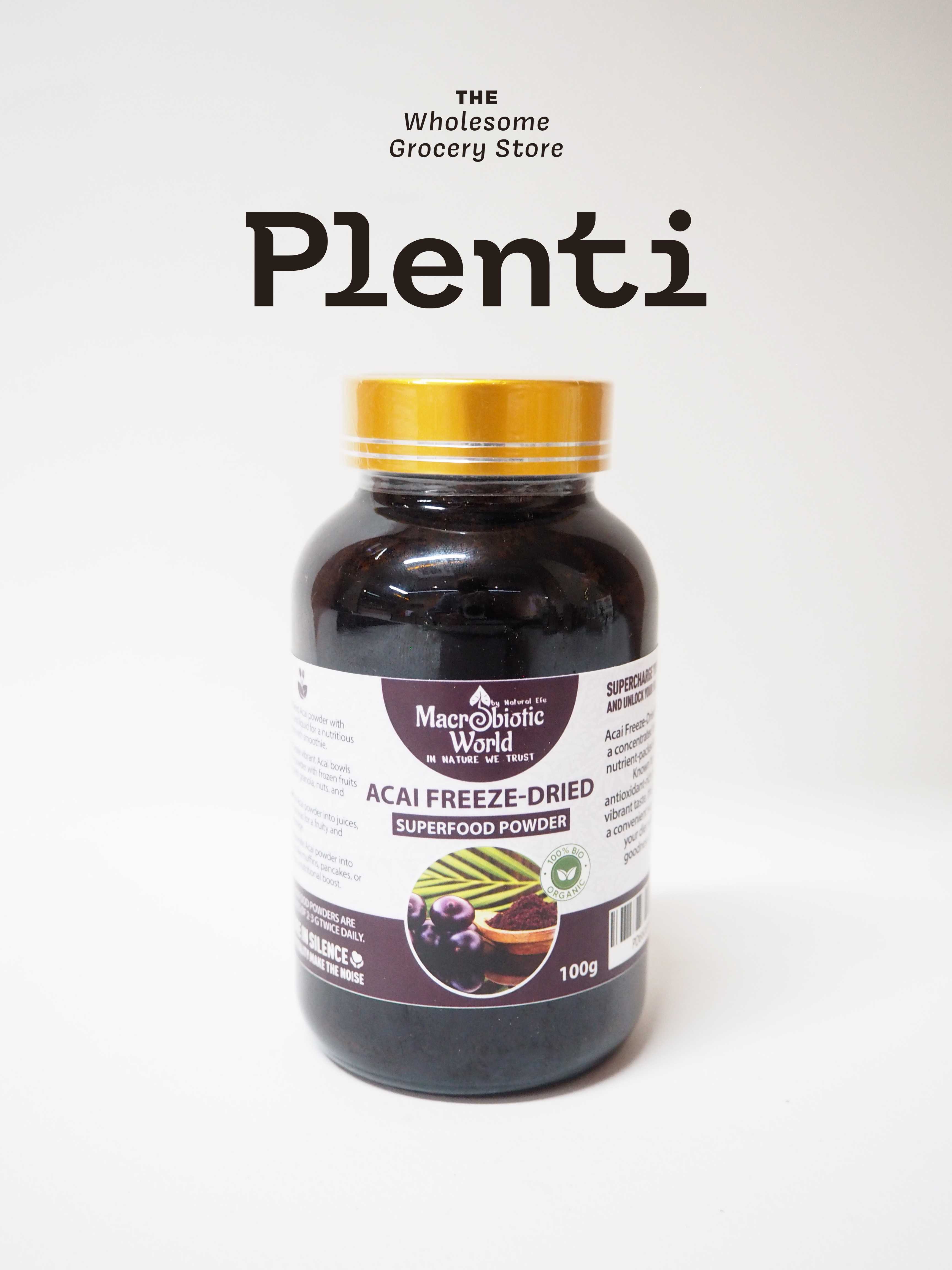 FREEZE DRIED ACAI MACROBIOTIC WORLD