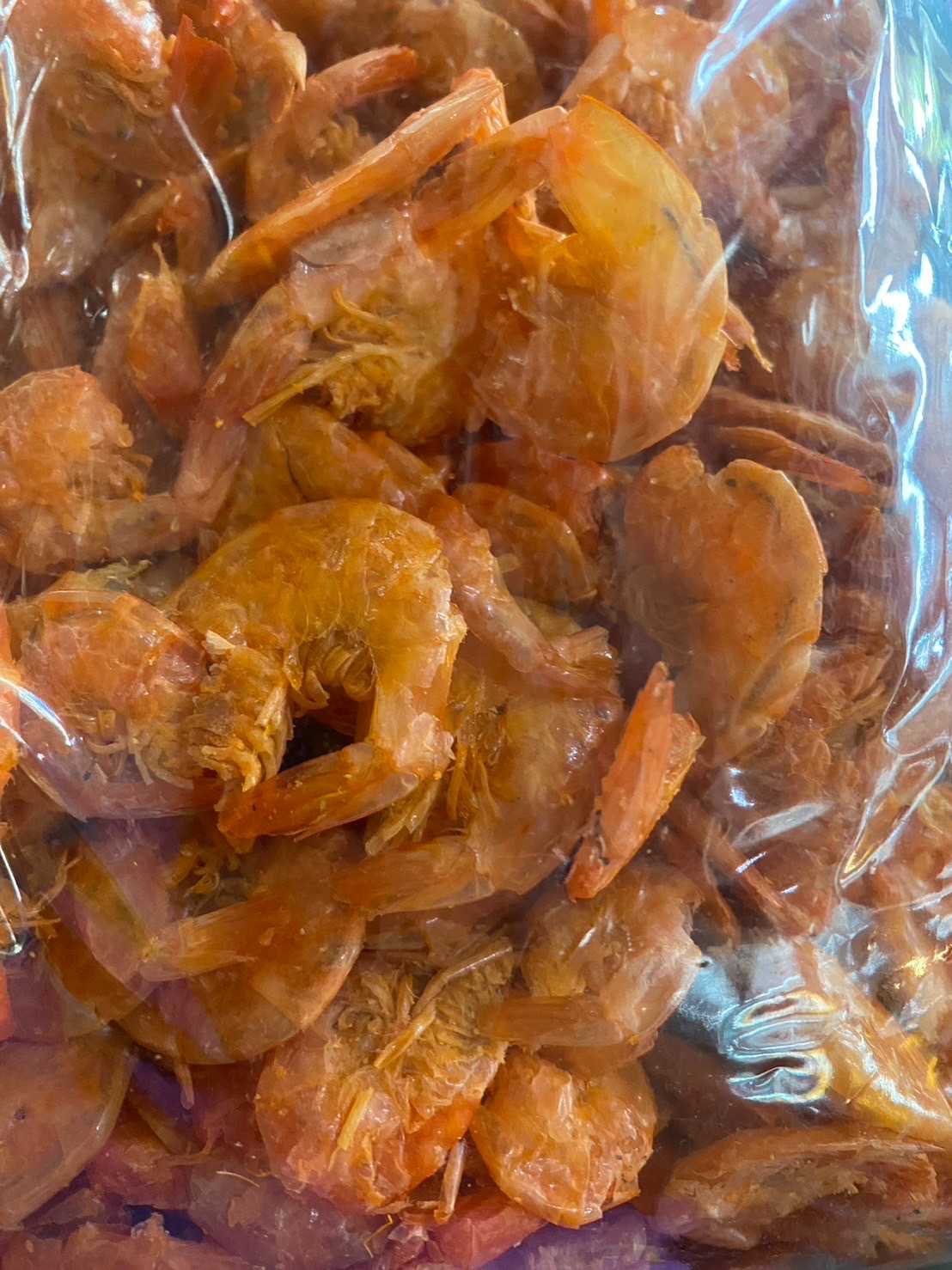 กุ้งกุลาเเห้งมีเปลือก ไซส์ L ร้านนิมะ ขีดละ