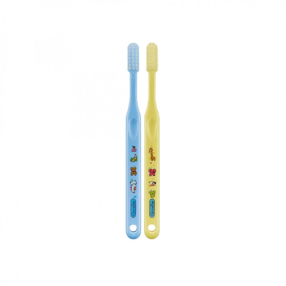 แปรงสีฟัน จูเนียร์ สำหรับเด็กอายุ 3-6 ปี (ฟ้า-เหลือง)